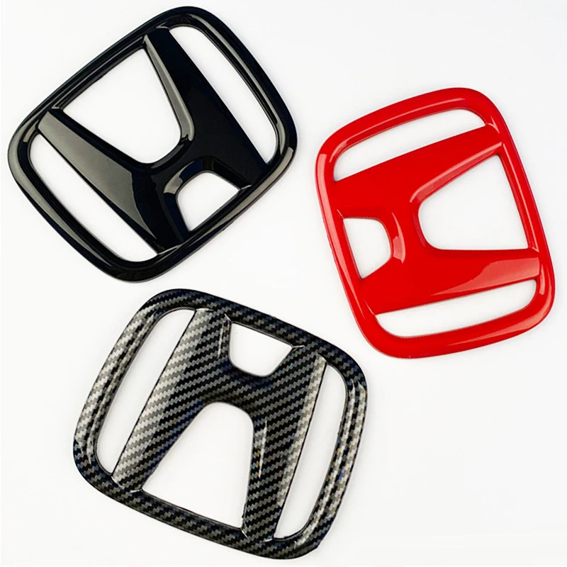 3D ABS Car Steering Wheel Badge Emblem steer wheel sticker Decal Car Styling For HONDA CIVIC HR-V XR-V UR-V FREED STEPWGN