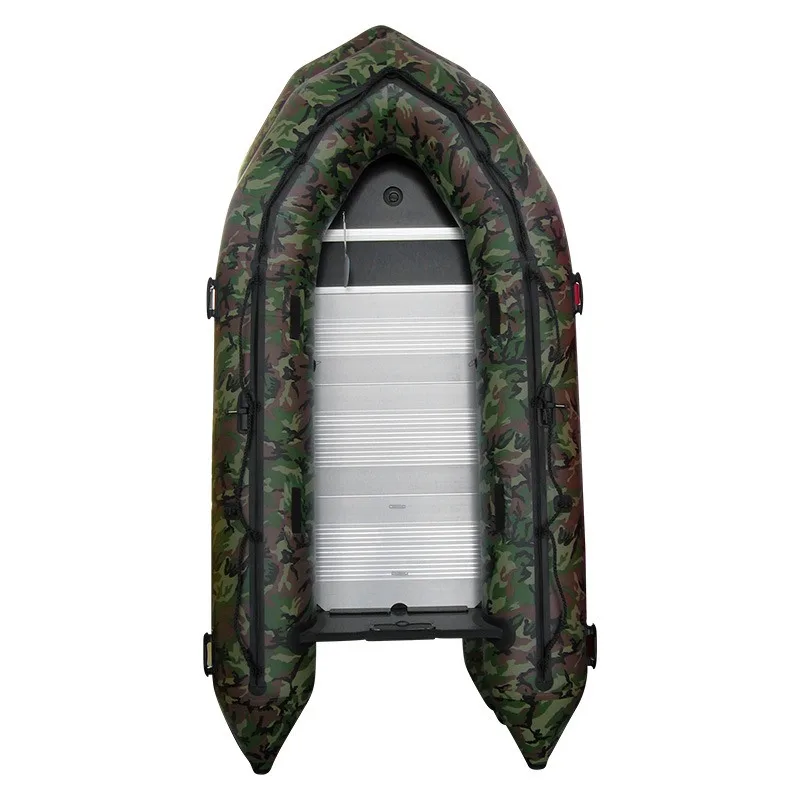 Thickened wear-resistant bottom rubber boat, aluminum alloy baseplate fishing boat, assault boat seat board boat