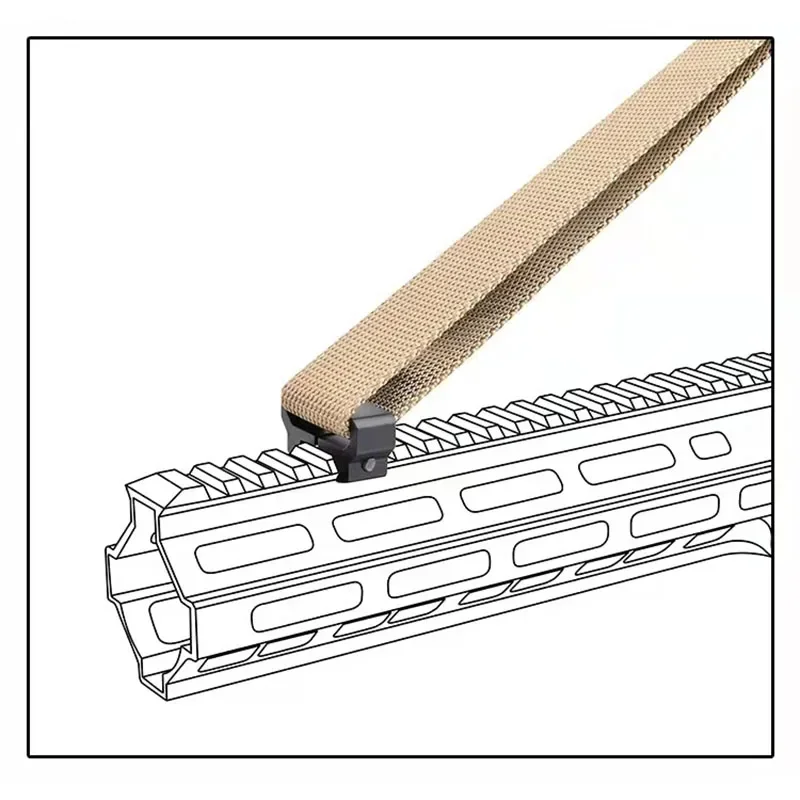 QD Strap Buckle Sling Swivel Adapter Mount 20mm Rail Base Loop Attachment Toy Gun Accessories