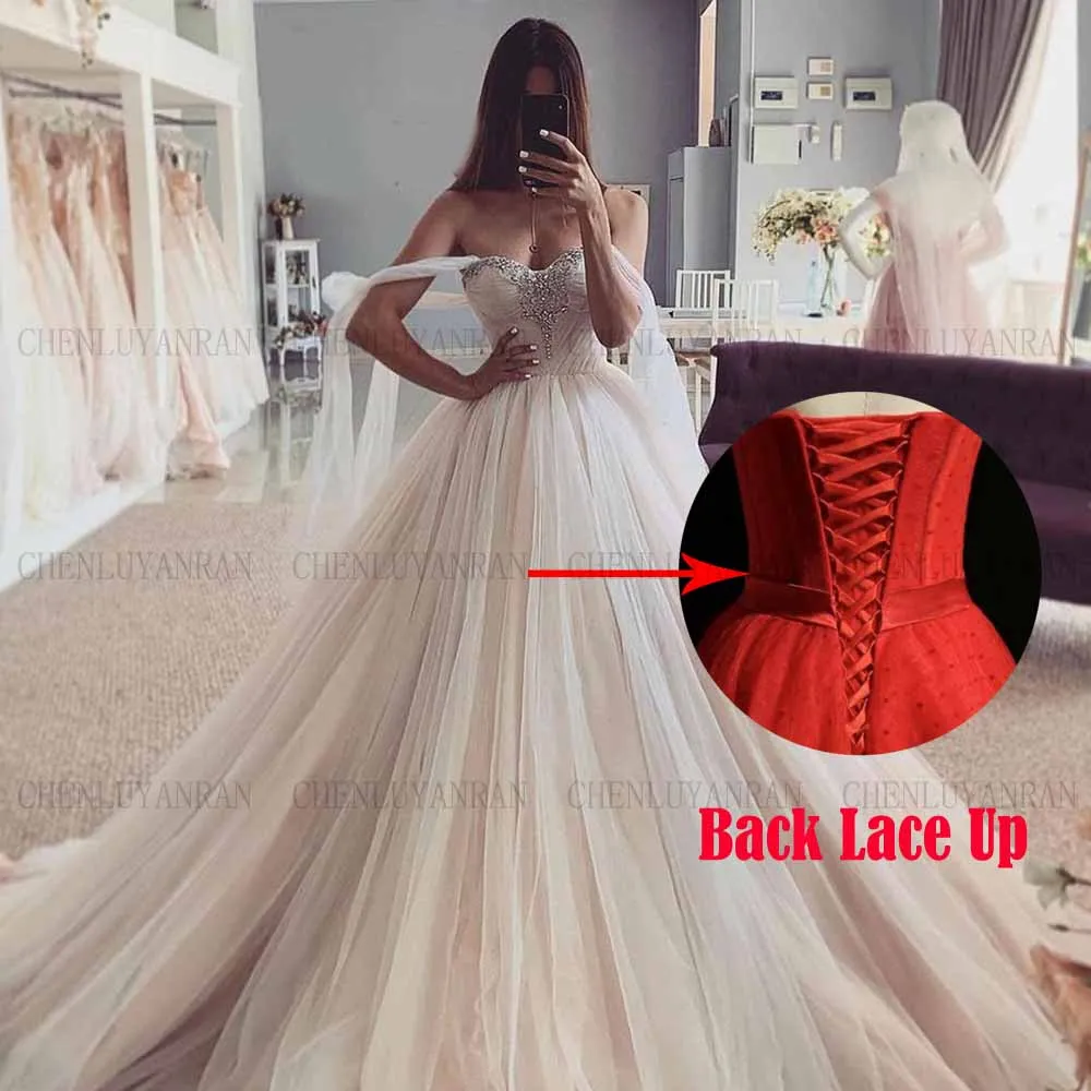 Bohemia Long Wedding Dresses For Women Sweetheart Sexy Wendding Dress Lace Up Elegant Dresses For Wome 2023  فستان حفلات الزفاف