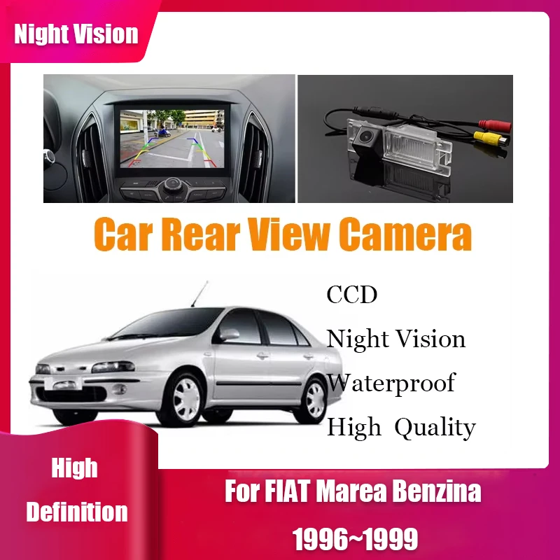

Автомобильная камера заднего вида для FIAT Marea Benzina 1996 ~ 1999 CCD Full HD камера ночного видения резервная парковочная камера противоударная
