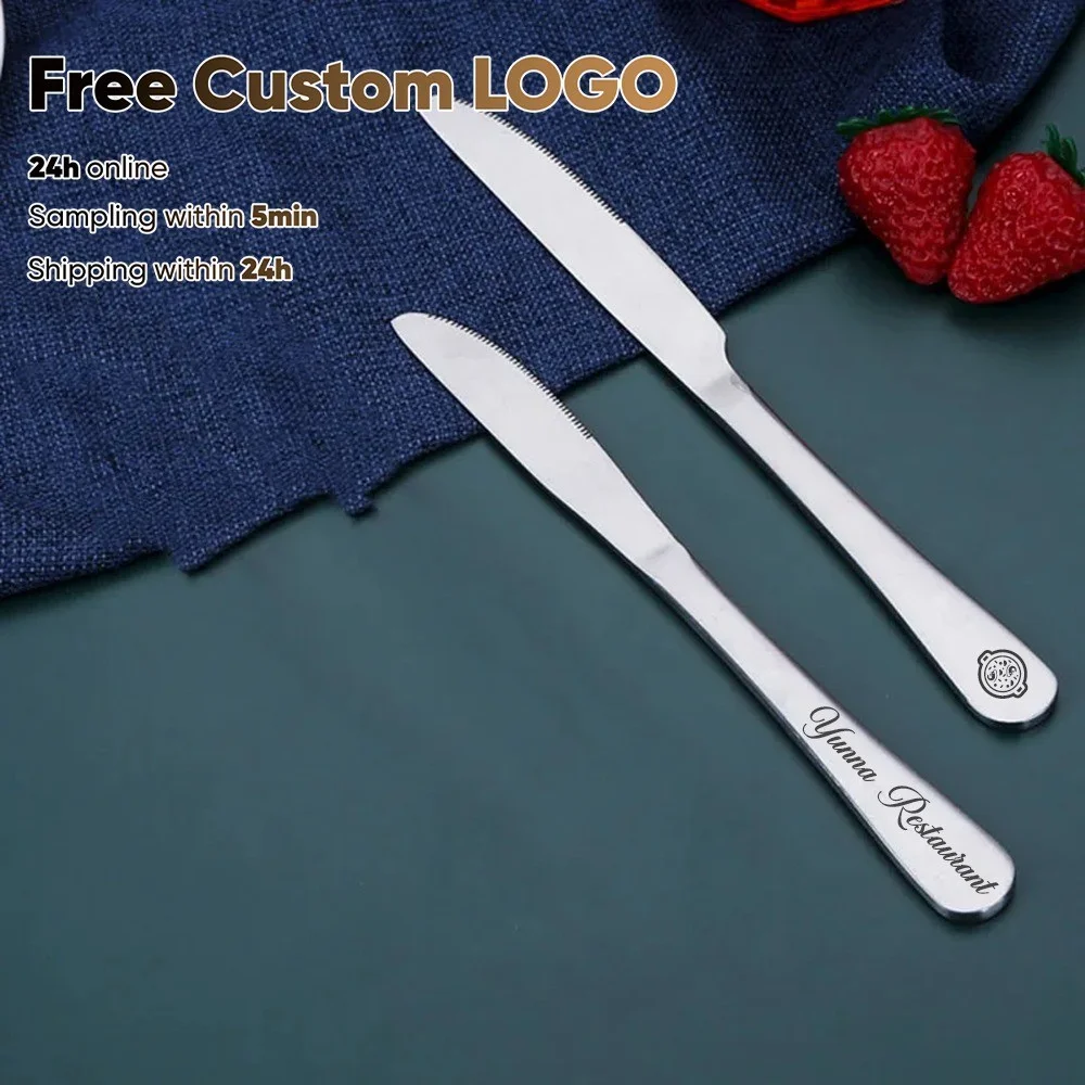 

1 шт., нож для масла, бесплатный индивидуальный логотип, нержавеющая сталь, разбрасыватели для десертного варенья, нож для кремового сыра, столовые приборы в стиле вестерн, инструмент для завтрака, подарки