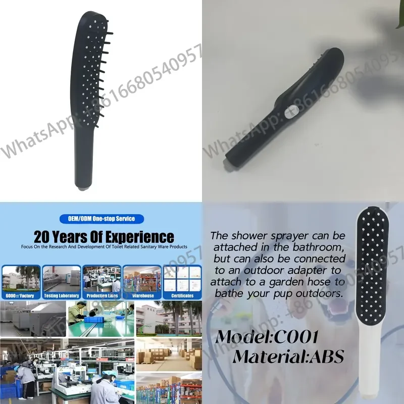 Wholesale Customized Pet Bather Multifunctional Pet Comb Dog Shower Adjustable Water Volume Shower Pet Supplies