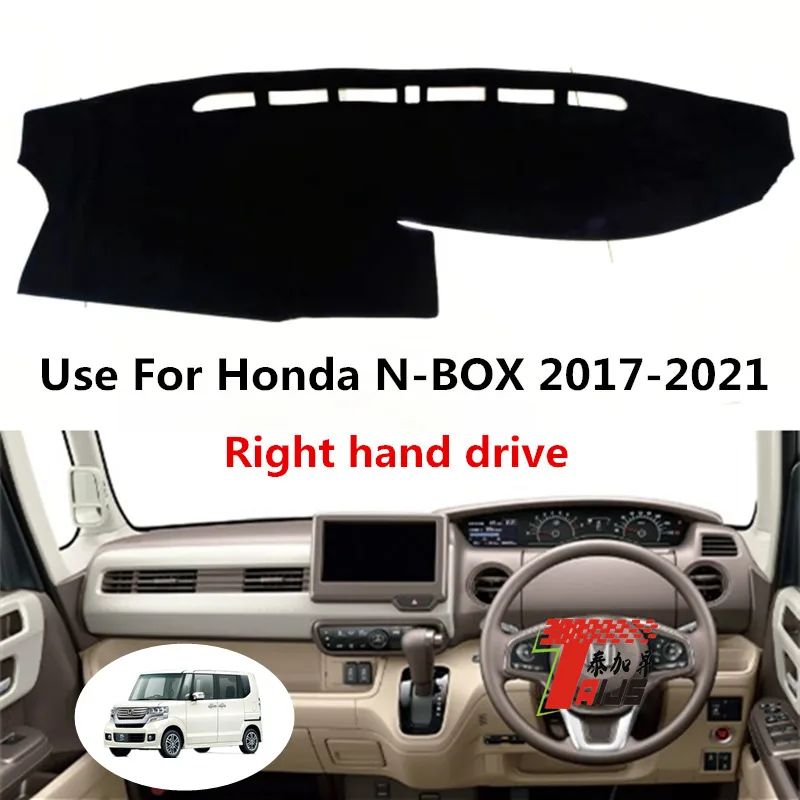 

Honda N-BOX Car Inner Dashboard Cover Breathable 2-Layer Polyester Right Hand Drive Specific Fit for Models 2017-2021