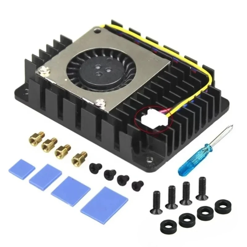 CM5 Heatsink with Fan Heat Pad for Raspberry Pi 5 CM4 Compute Module