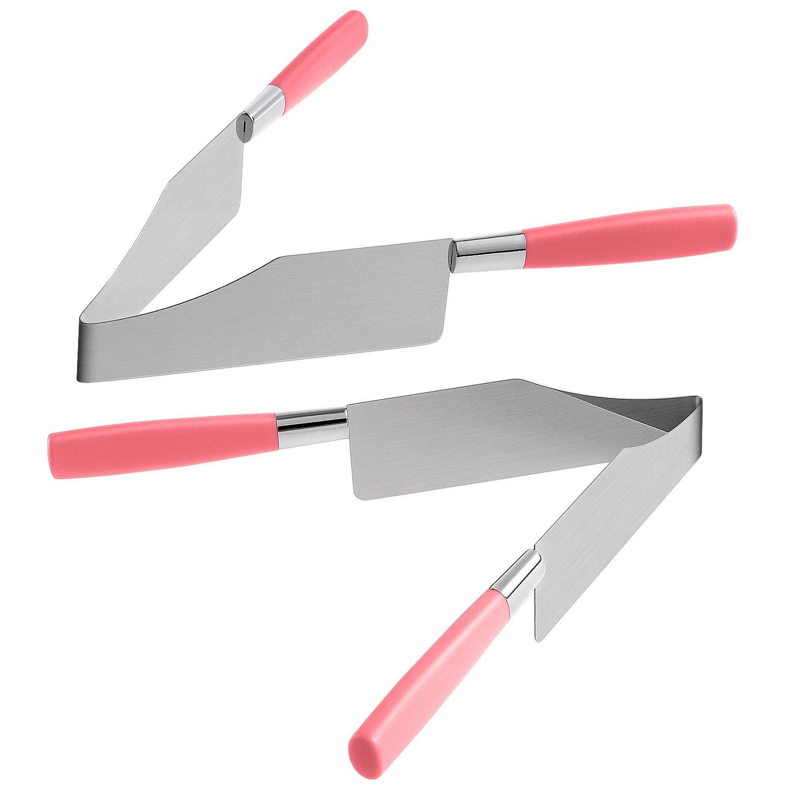 

2Pcs Cake Slicer Cutter Stainless Steel Light Weight Easy Clean Hygienic Wedding Party Shower Bridal Engagement Anniversary