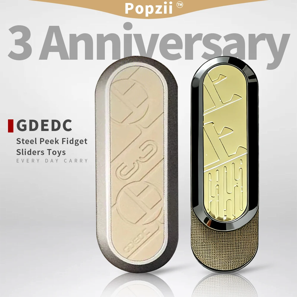GDEDC 3 الذكرى الصلب نظرة خاطفة تململ المتزلجون لعبة مكتب أدوات تخفيف التوتر الجدول زخرفة الكبار لعبة حسية القلق اللعب