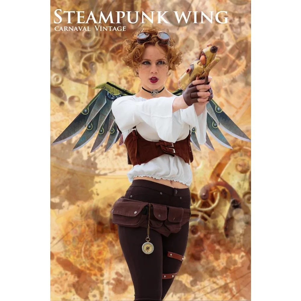 Halloween Dress up Wings Adult Children Cosplay Punk Blade Wings Carnival Stage Dress up Props