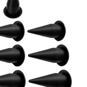 Cone Nozzle PE Caulking Tips Fit For Sausage Bulk Grout Applicator Gas Replacement Tool For Custom Size Disposable 10 20 Pcs