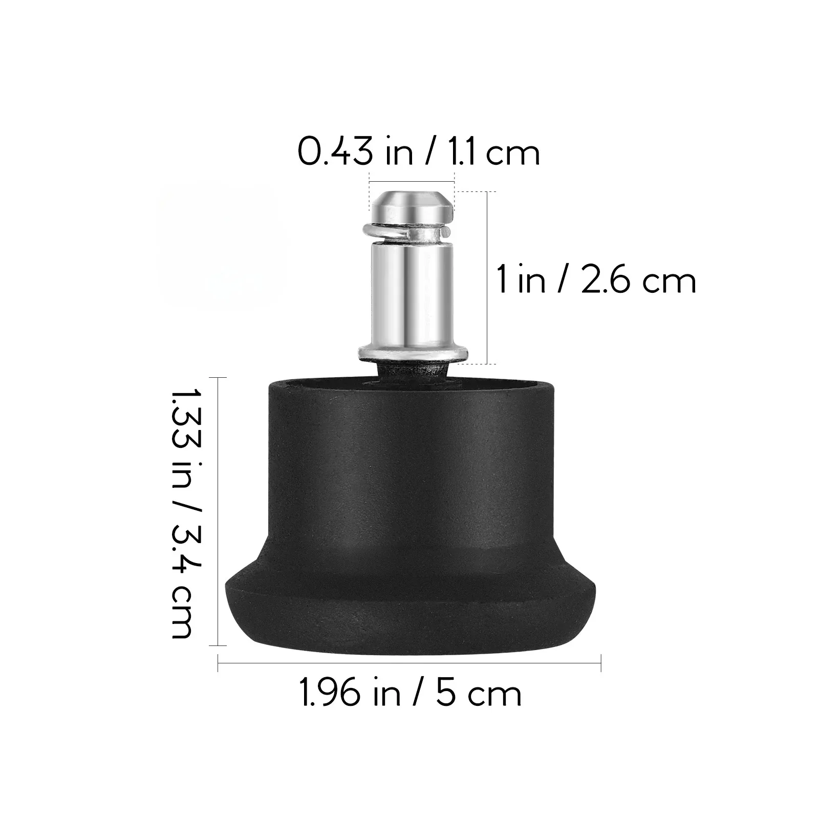 1/5pcs Chair Caster Wheels Office Stopper Caster Glides Fixed Chairs Carpet Wheel  Castors Accessories  Foot Desk Furniture Legs