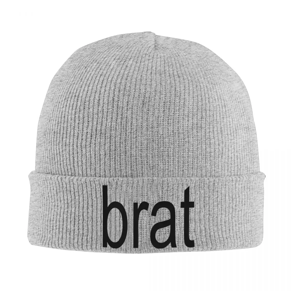 Charli Xcx Brat Album Knitted Hat Women's Men's Skullies Beanies Winter Hats Acrylic Singer Casual Caps