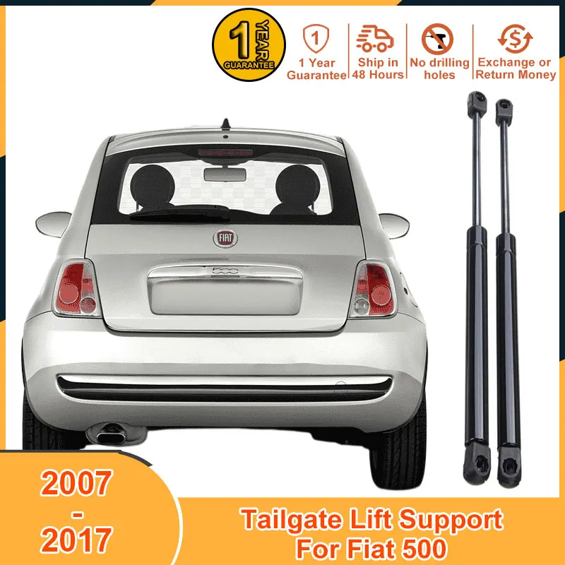 

Tailgate Lift Support For Fiat 500 2007-2017 2008 2009 2010 2014 2015 2016 Accessories Strut Bars Gas Damper Shock Absorber