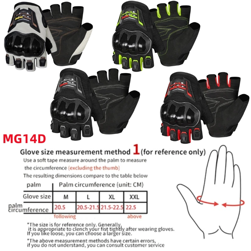 

Ones Again Half Finger Gloves Sports Cycling Men's Motorcycle Wear Resistant and Anti Slip Shell Anti Fall Motorcycle Gloves