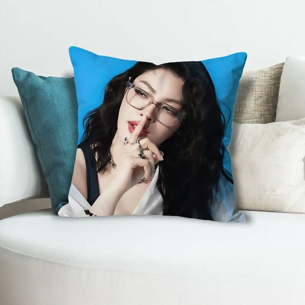 F-Faye P-Peraya M-Malisorn Print Pillow Case Aesthetic Bedroom Decor 30x30 40x40 45x45 50x50 60x60 65x65cm