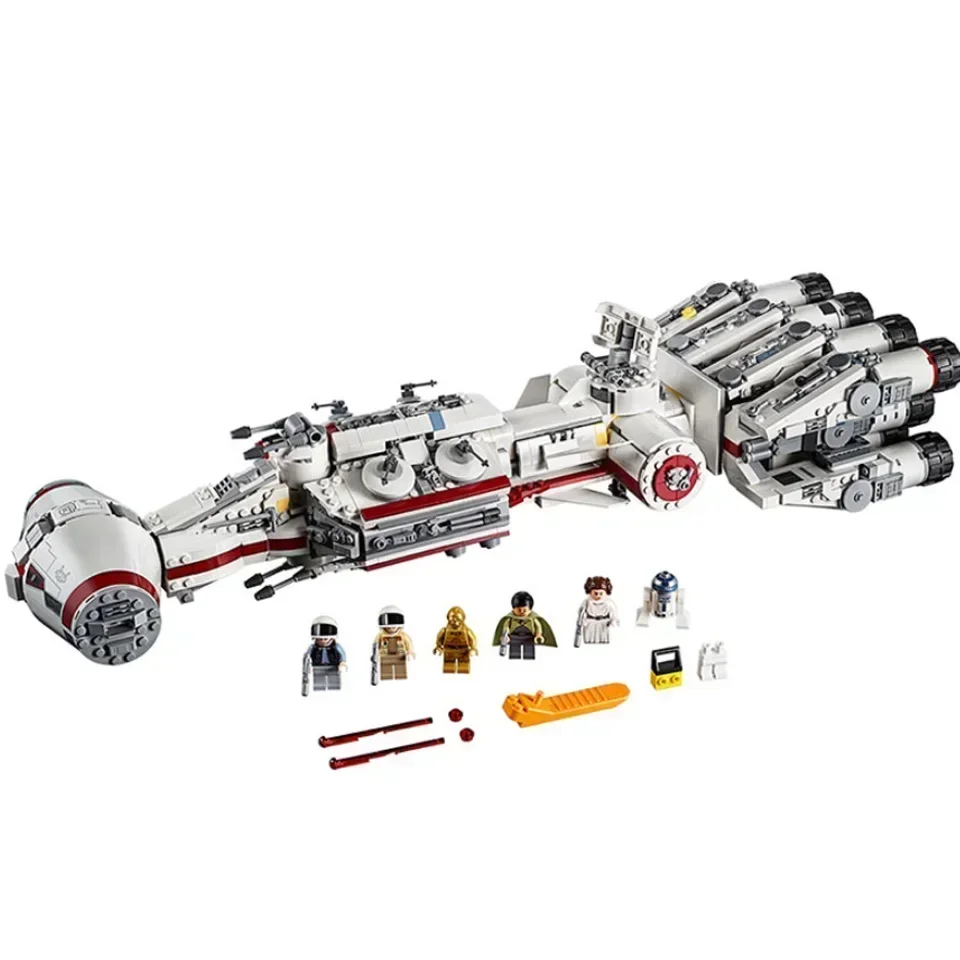 Miniso Disney In Stock 11431 Tantive Iv Rebel Blockade Runner Building Blocks Star 75244 Bricks Toys for Children Christmas Gift