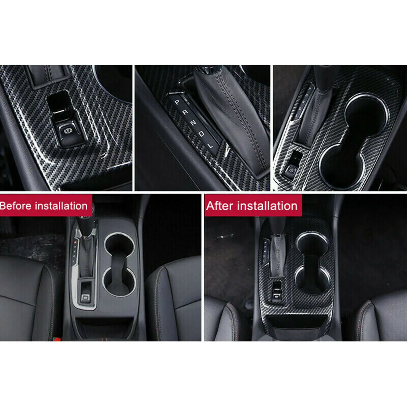 

Для Chevrolet Equinox 2018-2021 ABS консоль из углеродного волокна отделка панели переключения передач