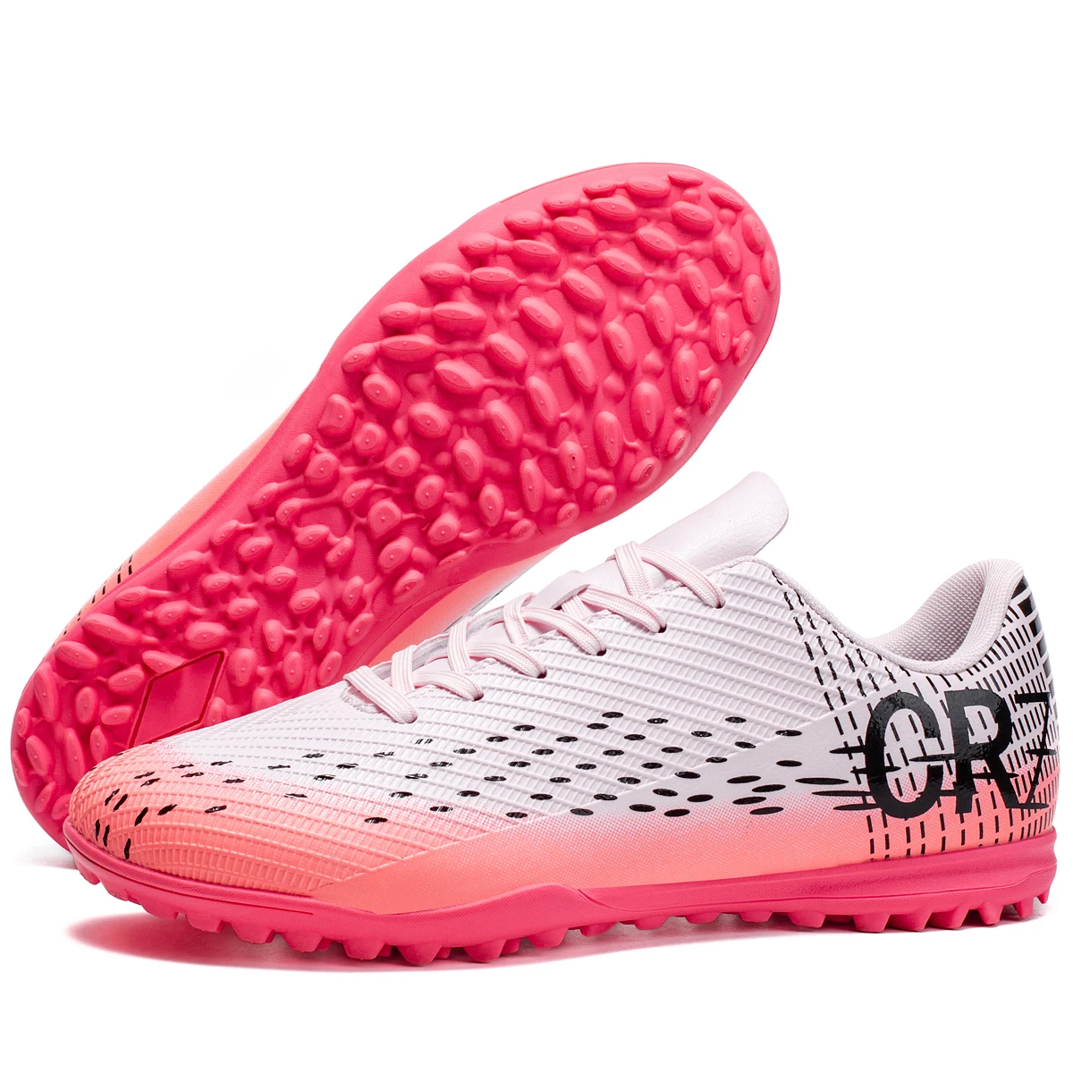 

Outdoor soccer shoes with short studs for men and boys; anti-slip and shock-absorbing for grass fields; universal for men and wo