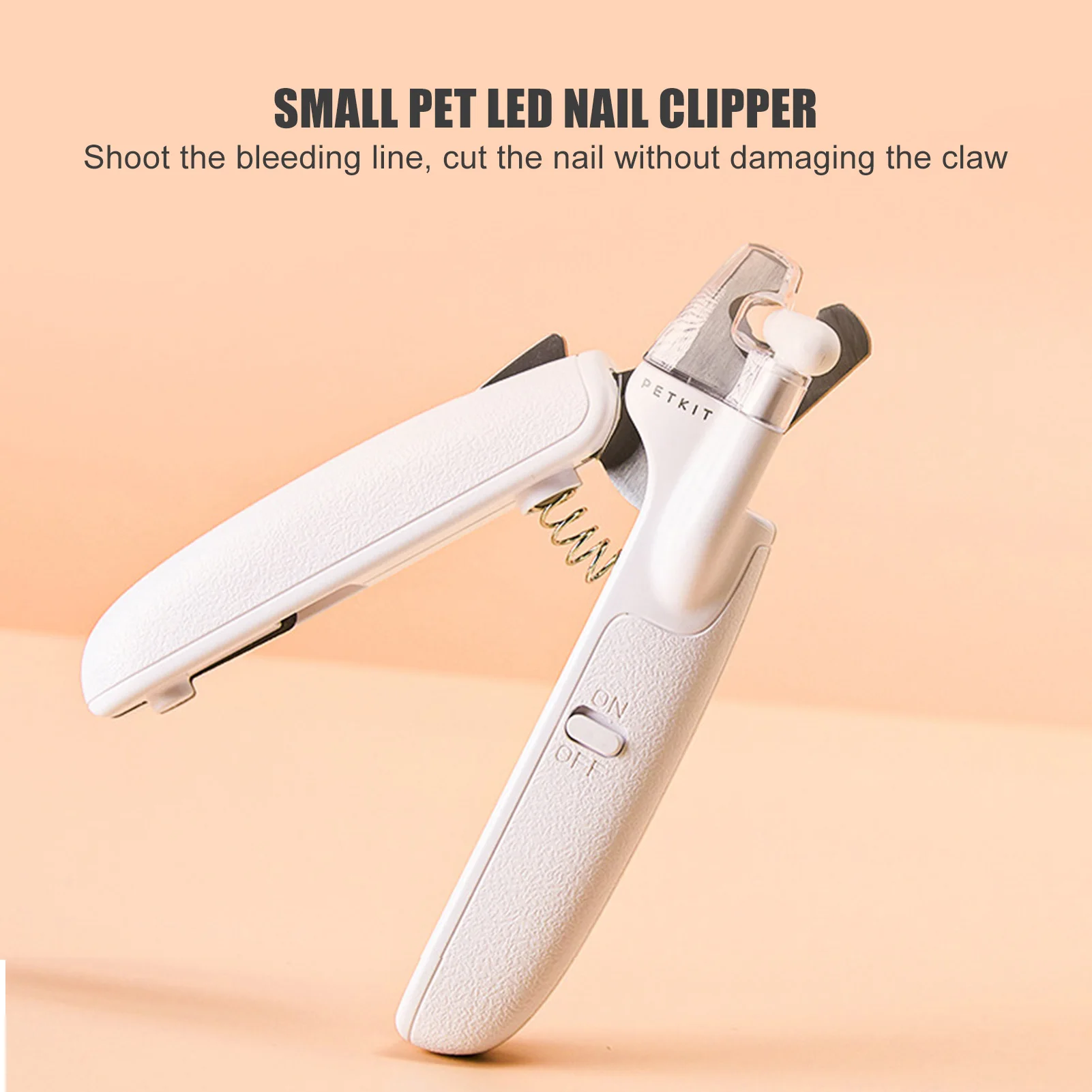 Nail Clippers com luz LED ultra brilhante, aparador de garras para cachorro, gato, coelho, pássaro, cachorro, gatinho