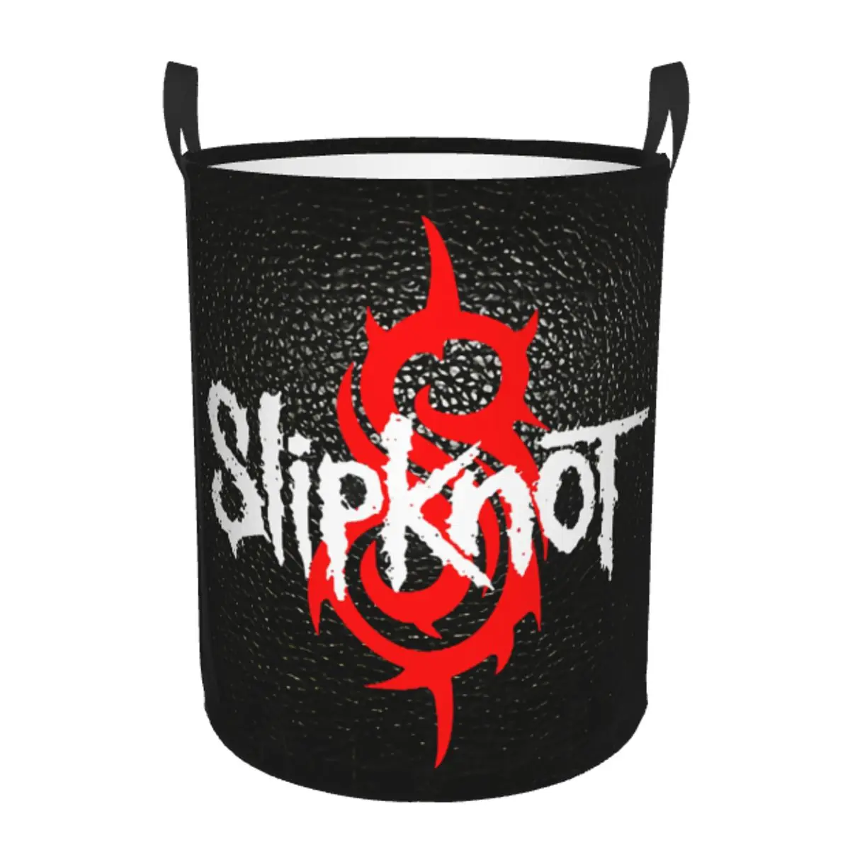 Özel Slipknots Deaths Metaller çamaşır sepeti Katlanabilir Ağır Metal Rock Müzik Hediye Oyuncak Elbise Sepeti Depolama Kutusu Kreş için