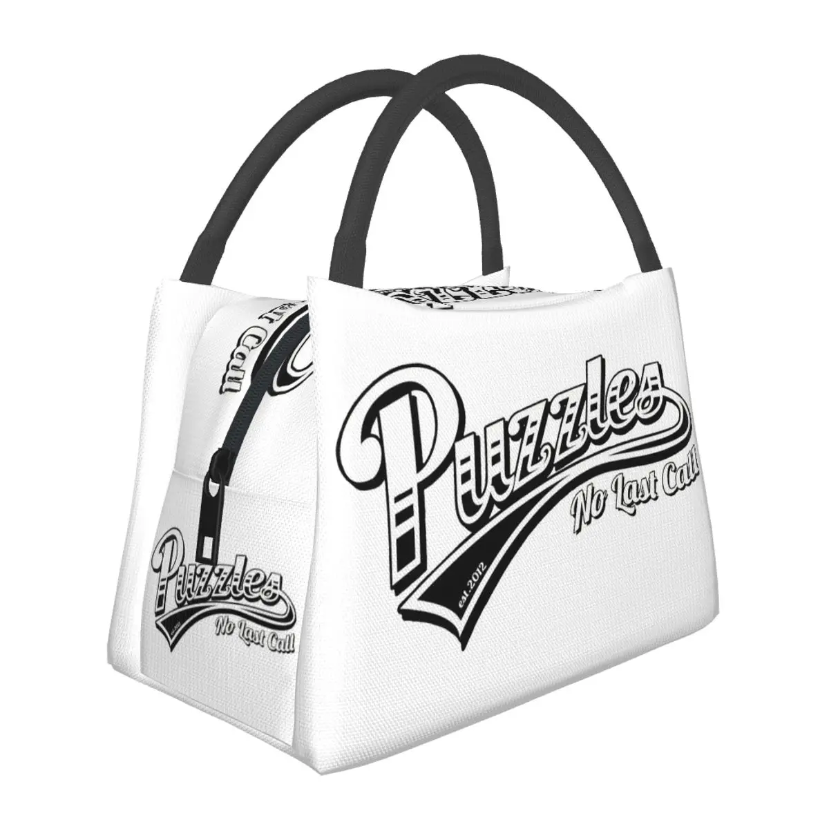 

Puzzles Bar How I Met Your Mother Insulated Lunch Bag for Women Bento Storage Food Boxes Container Cooler Thermal Lunch Box Tote