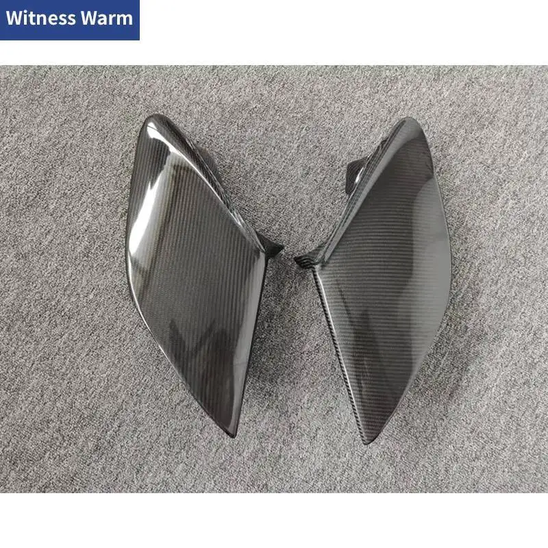 فتحات تهوية جانبية خلفية من ألياف الكربون ، جناح لسيارة Ferrari ، طقم هيكل السيارة ، من من من ألياف الكربون