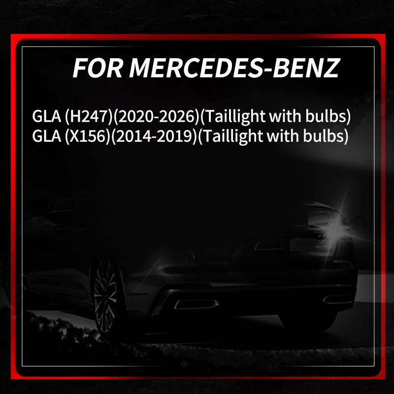LED Reverse Light Blubs Reversing Backup Lamp Bulb For Mercedes-Benz GLA H427 X156 Gla200/250d/180/220/250e 2014 2017 2022 2026