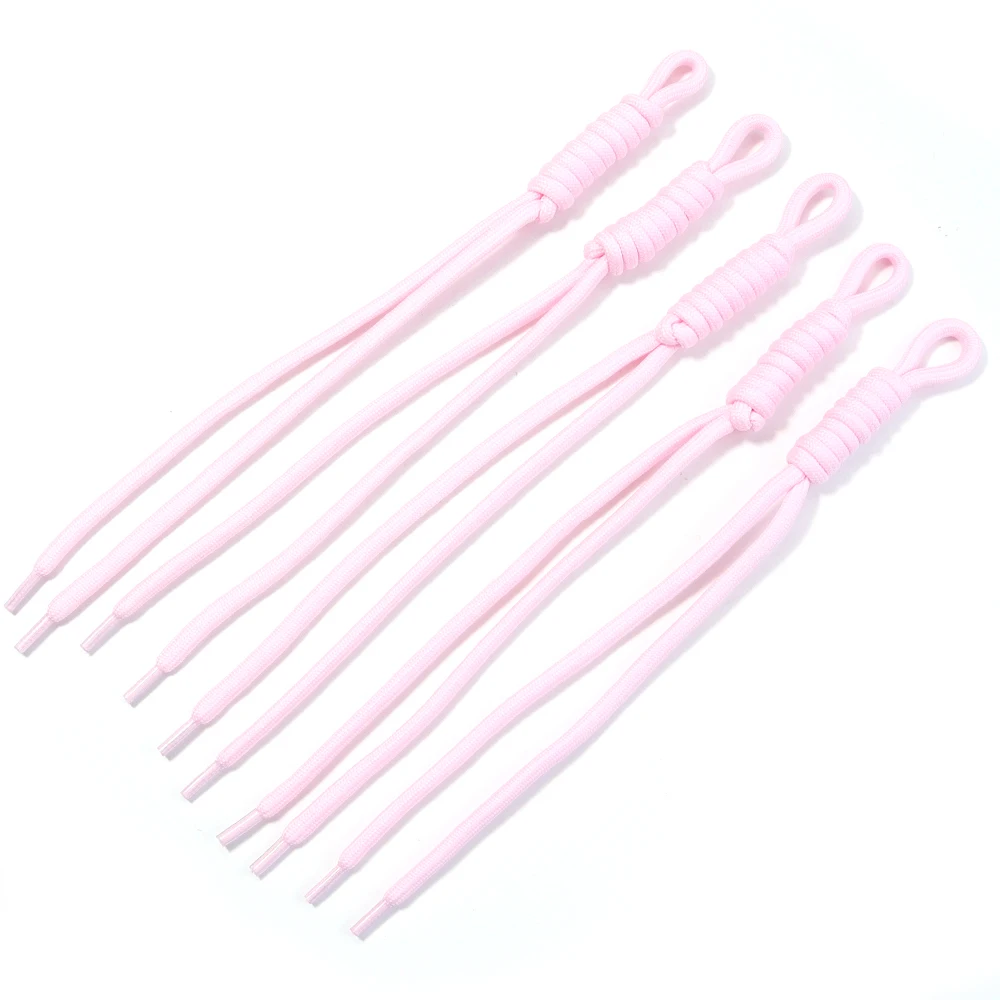 5 teile/los Bunte Geflochtene Lanyard Schlüsselbund Handgemachte Knoten Nylon Seil Schnur Gewinde Für DIY Schlüssel Kette Anhänger Tasche Zubehör