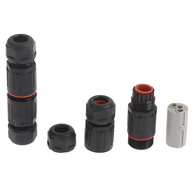 [SU]1Pc IP68 Industrial Electrical Waterproof Wire Cable Connector Outdoor Plug Socket[SU]