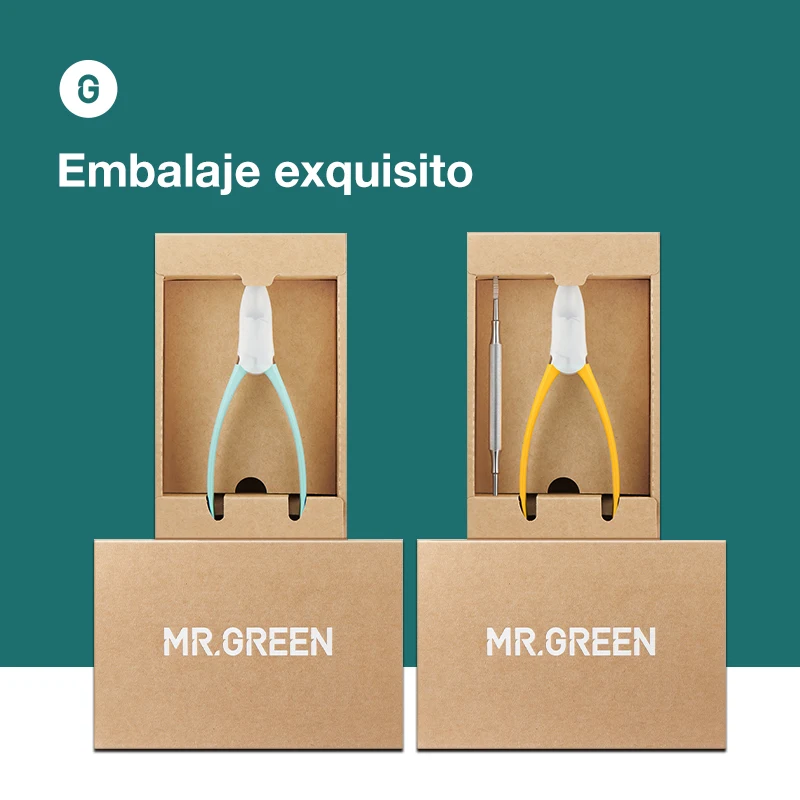 MR.GREEN pinzas para uñas encarnadas, cortaúñas de acero inoxidable, herramientas de pedicura, uñas gruesas, profundas en surcos de uñas 6