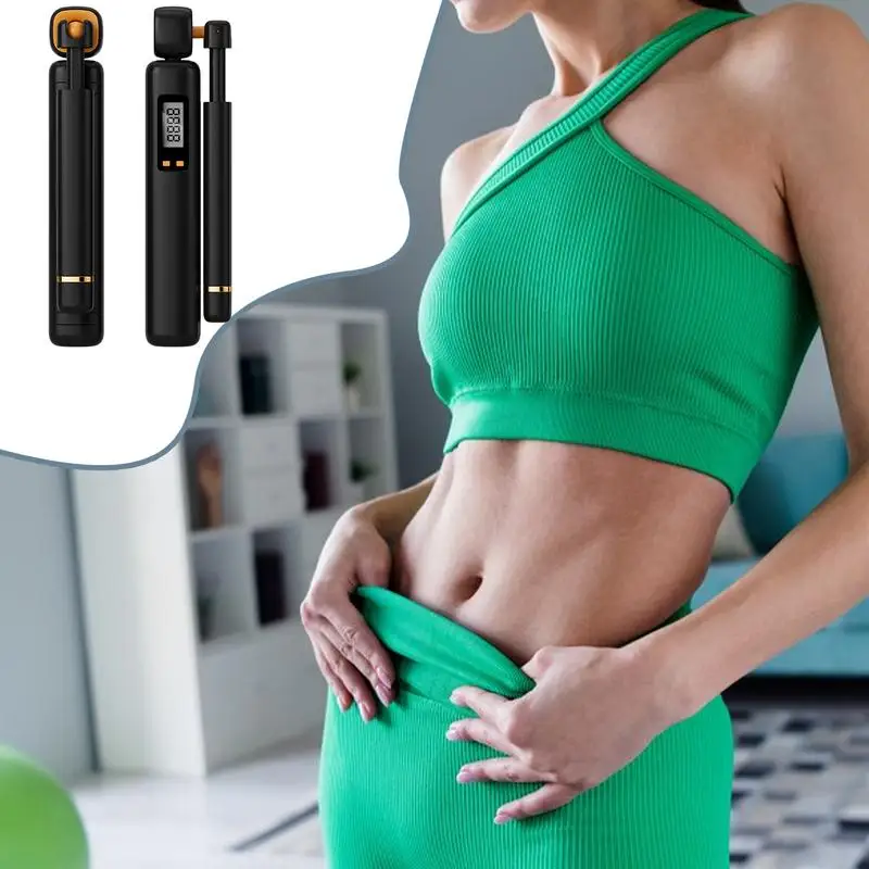 Weighted Jump Rope With Counter Quiet Intelligent Counting Jump Rope Weighted Design Cordless Rope For Family Friends Children