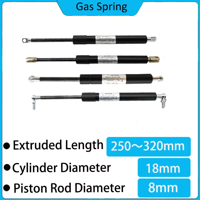 

1PC 250-320mm 20kg/200N/44LB Universal Strut Bars Gas Spring Support Boot Bonnet Car Caravans Doors Windows Hatches Boat Bus