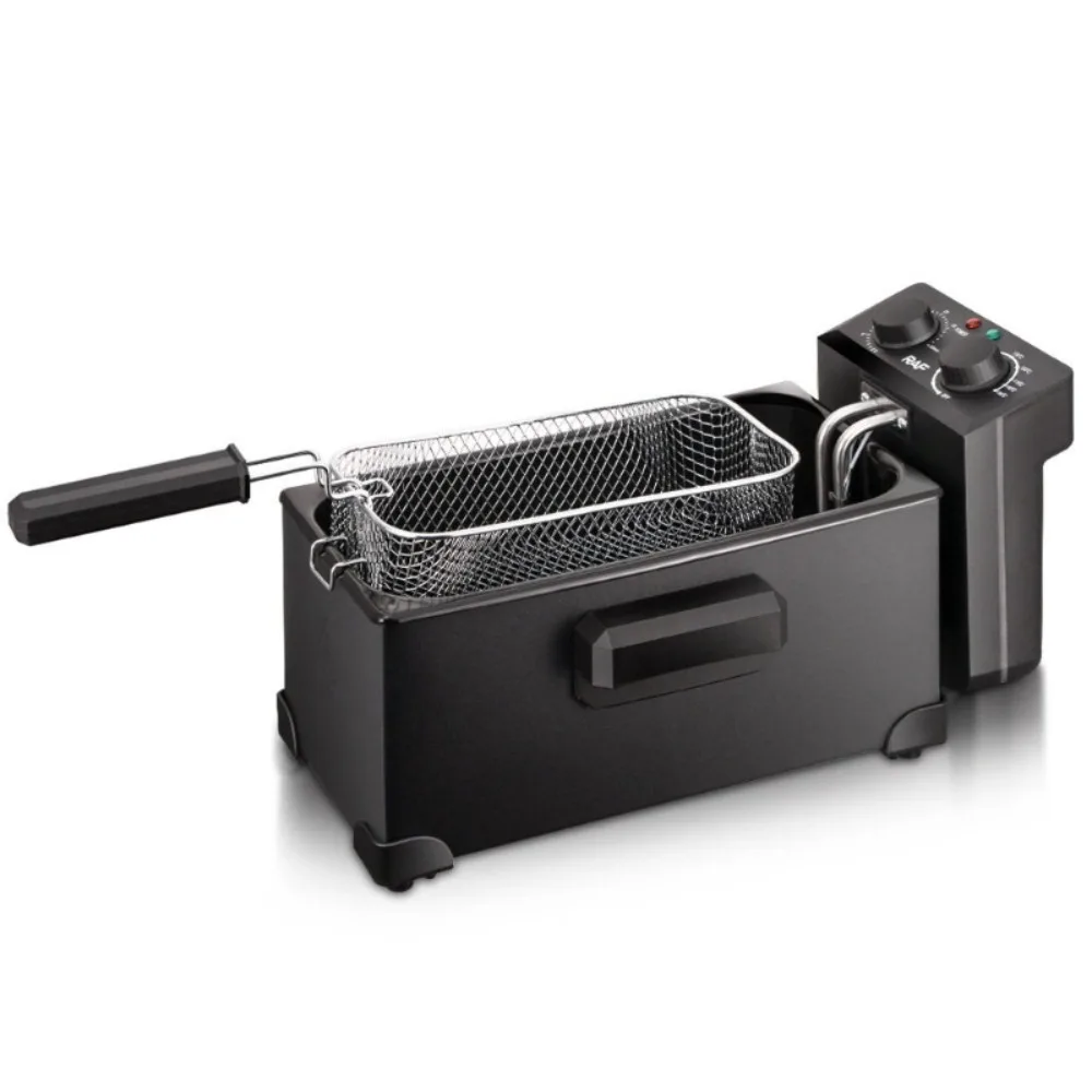 Household Commercial Mini Electric Deep Fryer, Constant Temperature Oil Fryer for Fried Skewers, Dough Sticks & French Fries