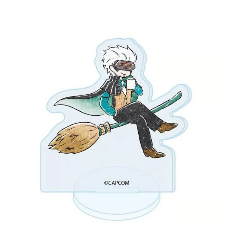 Fan Figurine Decoration Anime Ace Attorney 10CM Acrylic Stand Model Plate Keychain Phoenix Wright,Apollo Justice,Athena Cykes