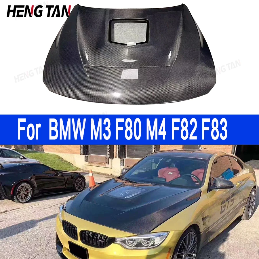 

For BMW M3 F80 M4 F82 F83 2014-2020 IMP Style Carbon fiber hood engine cover carbon fiber engine cover The hood of an automobil