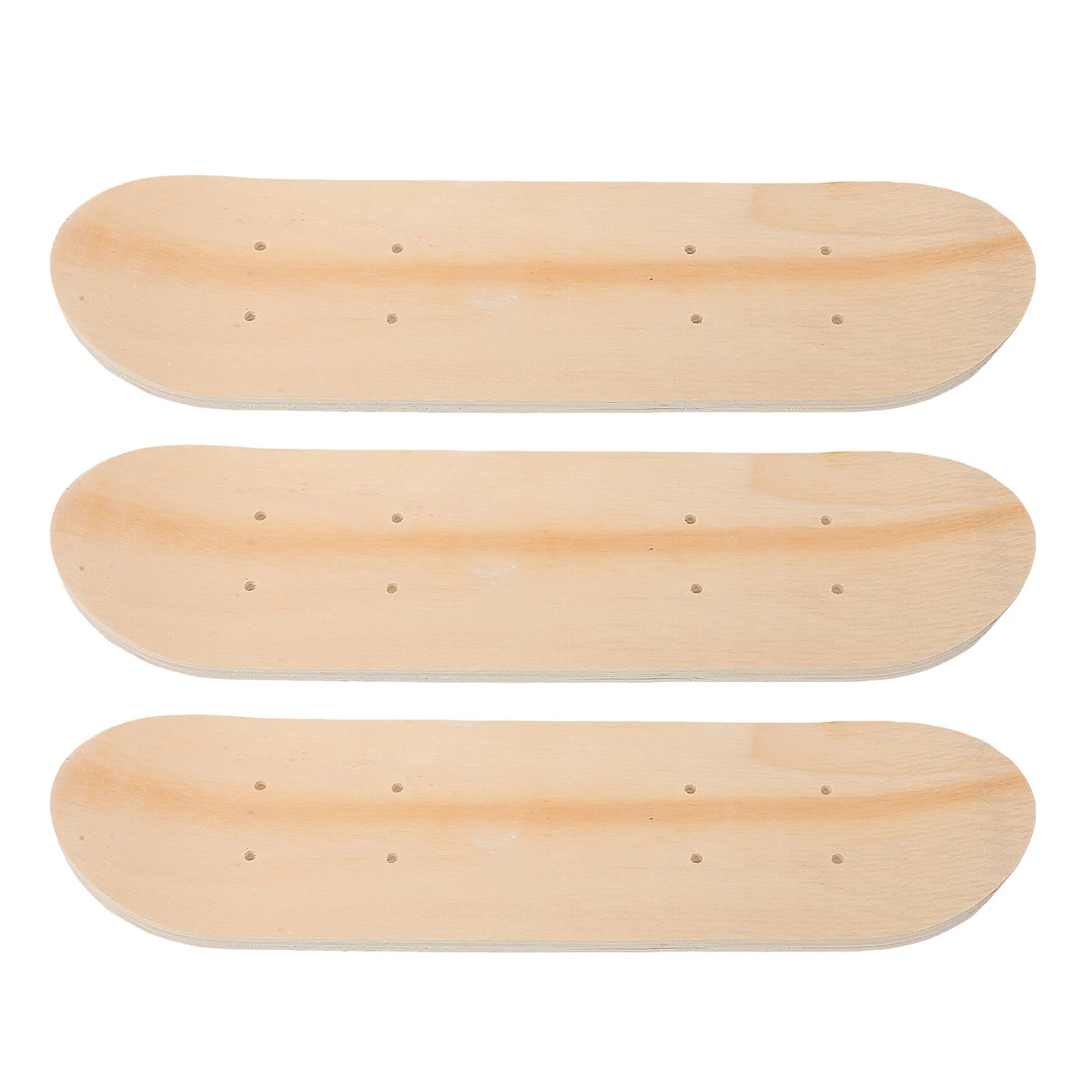 

3pcs Blank Skateboard Decks 7 Layer Wooden Double Tail Plain Skate Decks for kids diy painting Art Crafts Home Painting Decor