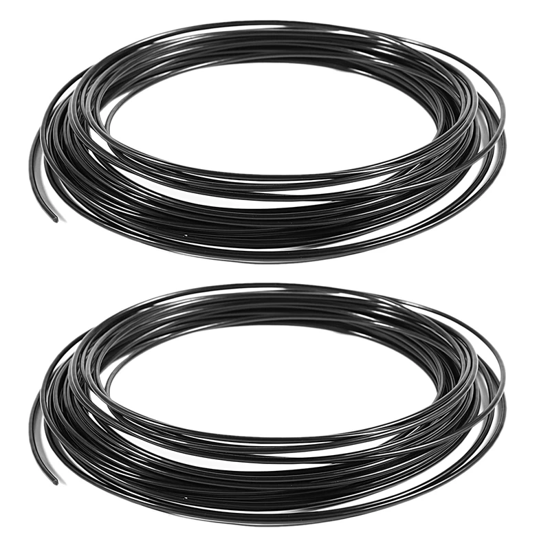 

2X 10M ABS 3D 1.75Mm Printer Filament For 3D Scribble Pen Printers - Black