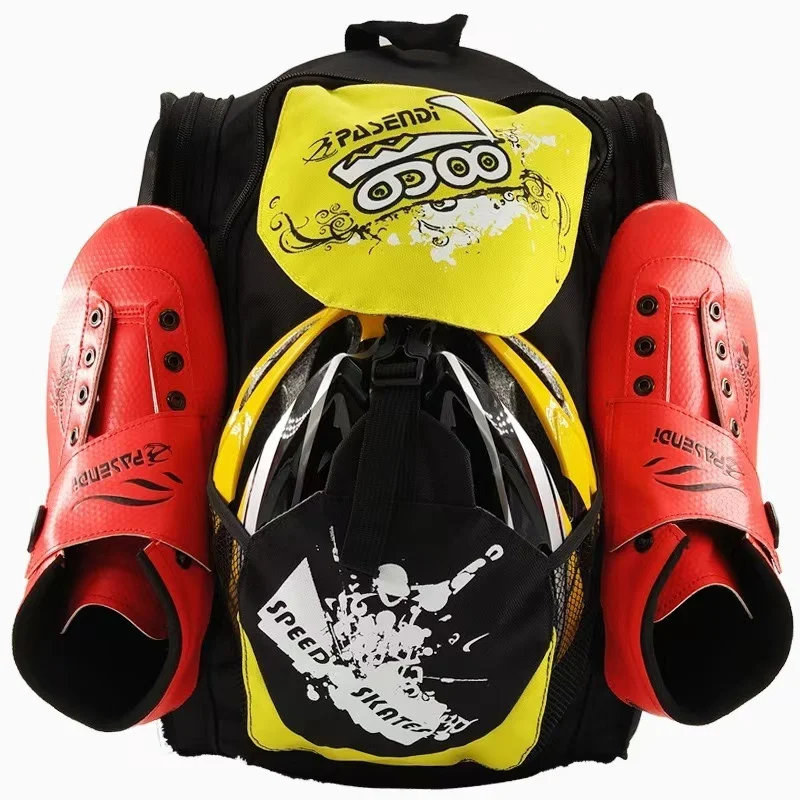 

Speed Skates Backpack for Men and Women, Roller Skating Bag, Children's Racing Shoes, Inline Skates Outdoor Backpack, Adult