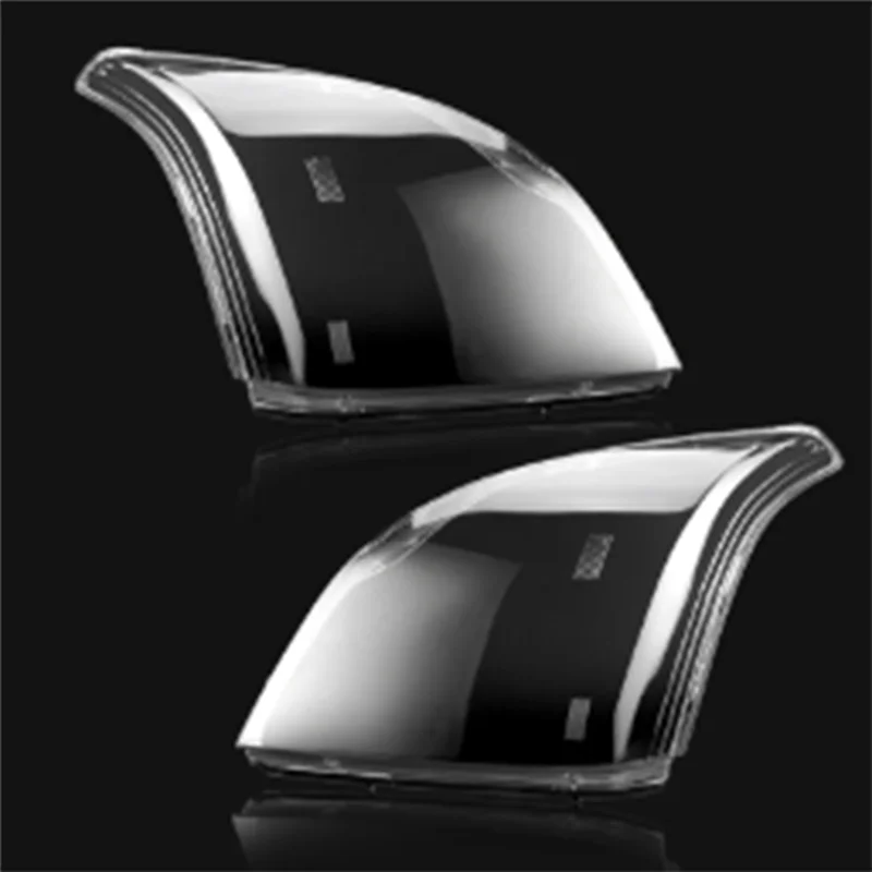 الحق سيارة عدسة المصباح الأمامي غطاء رئيس ضوء مصباح عاكس الضوء الجبهة ضوء قذيفة لتويوتا لاند كروزر برادو 2003-2008 اكسسوارات #4