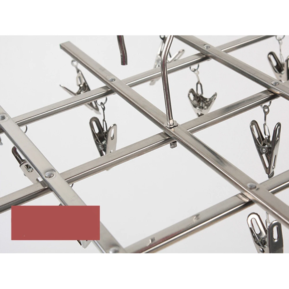 

Clothes Drying Rack Saver Indoor Outdoor Flat Head Strong Clips Rust Resistant Stainless Steel Hanger Underwear