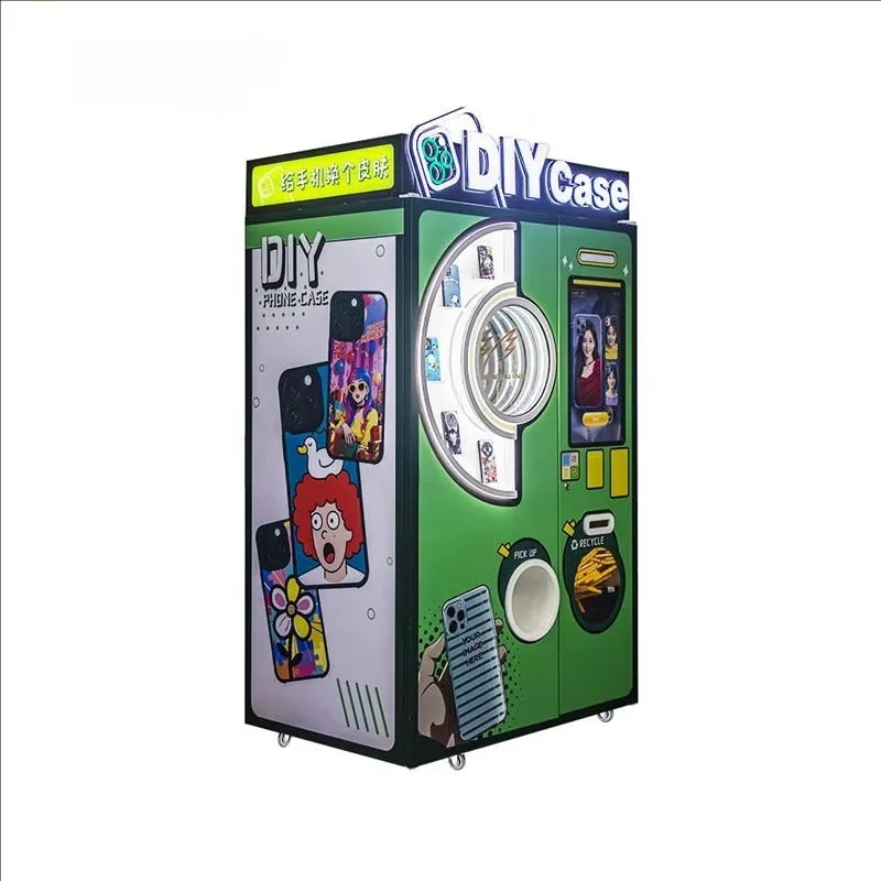 2025 حار بيع مخصص آلة طابعة حالة الهاتف الأوتوماتيكية الخدمة الذاتية آلة بيع حالة الهاتف المحمول للبيع