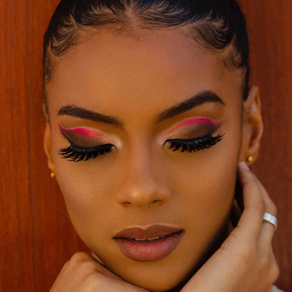 

10Pairs Sparkling Rhinestone Lashes Luxurious Shine Lightweight False Eyelashes for Women Elegant Eye Makeup Look Bridal Party