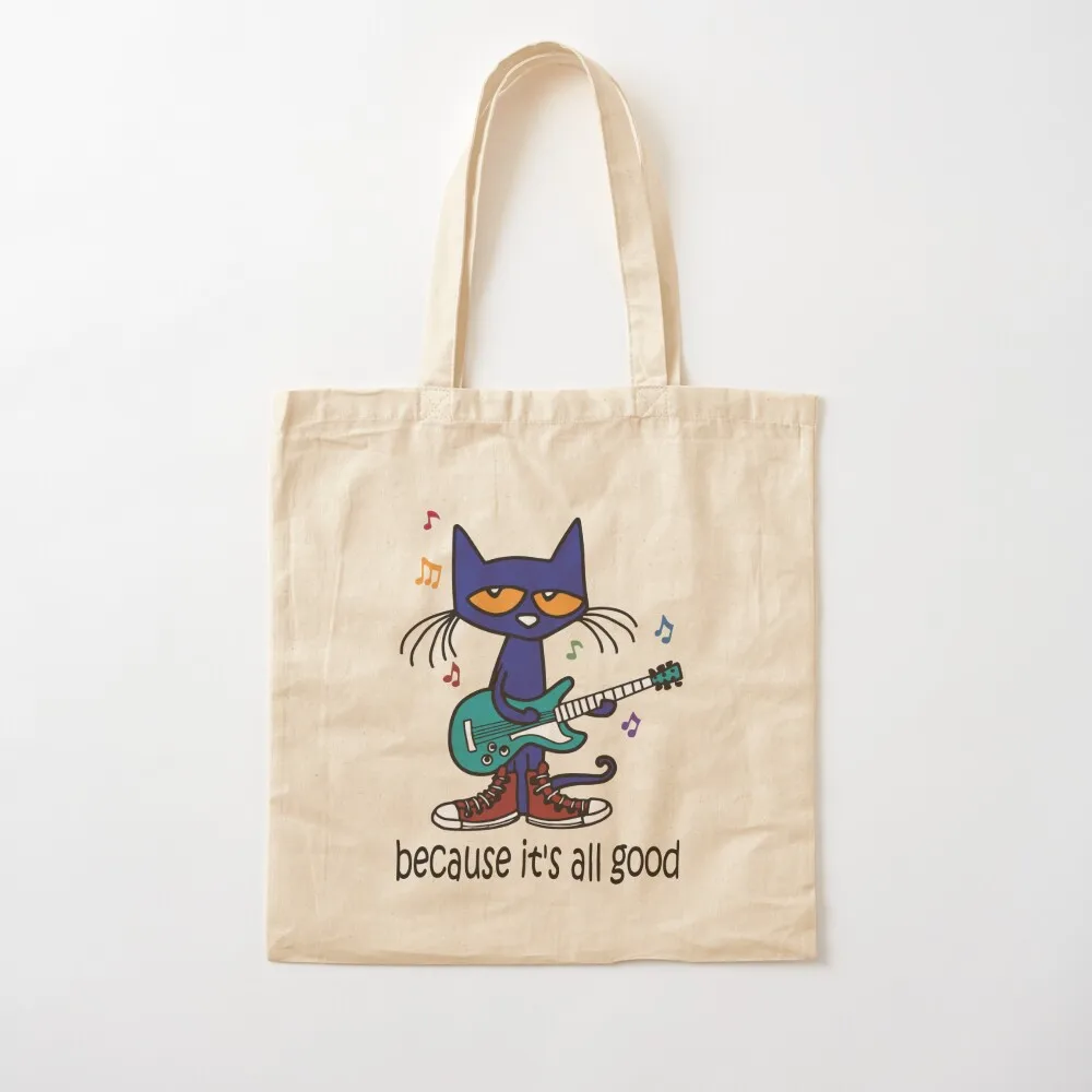 

Pete the cat singing Tote Bag bag luxury women Canvas Women's shopper bag bags woman 2025