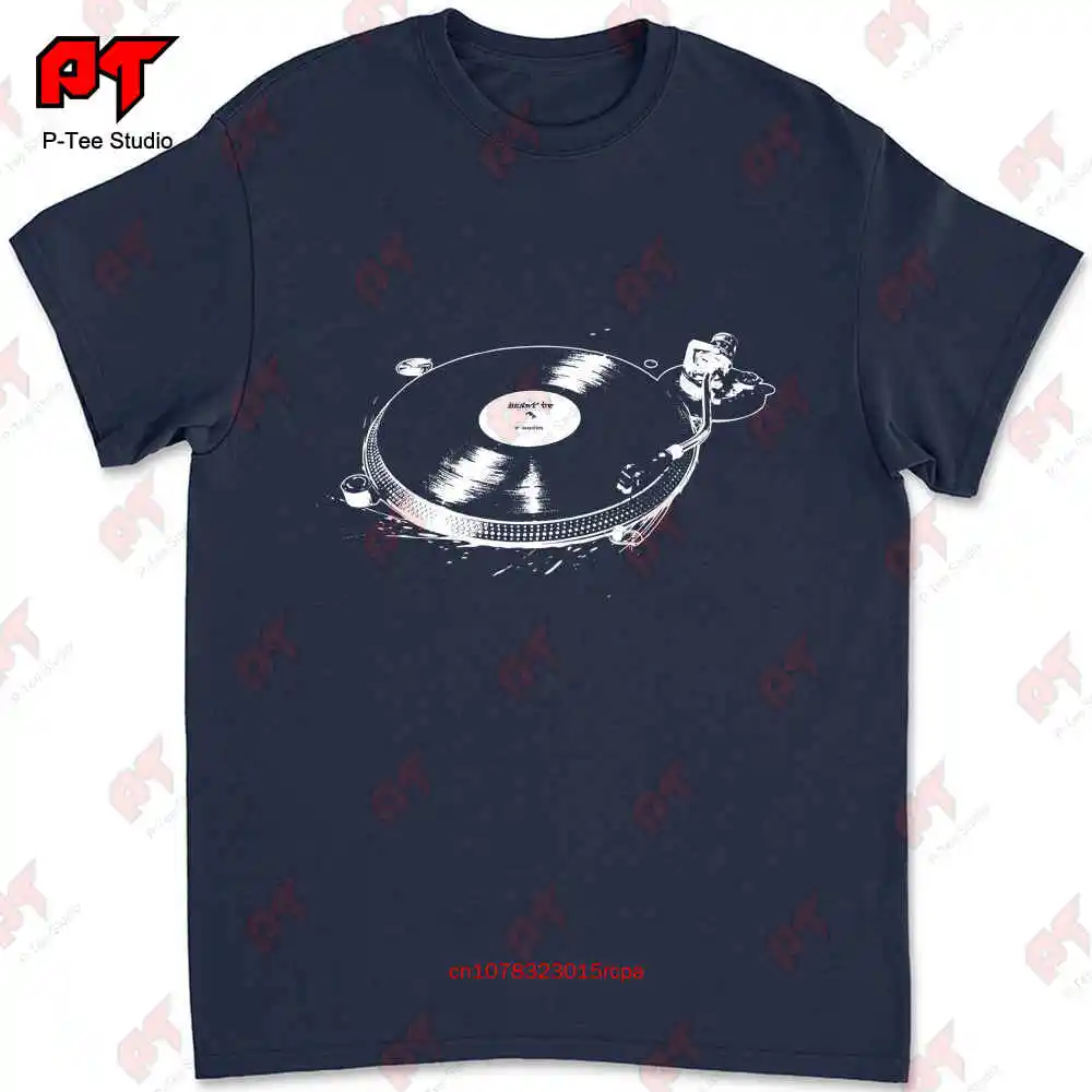 ターンテーブルアートdjクラシックヒップホップテクニクスTシャツ、ビニールレコードミキサーティー、3zq、1200 mpc