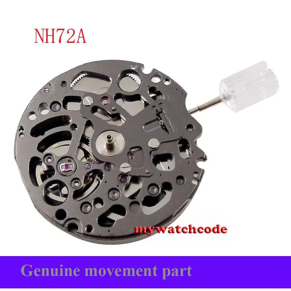 

Japan Made NH72 NH72A Automatic Watch Movement Brand New Skeleton 24 jewels