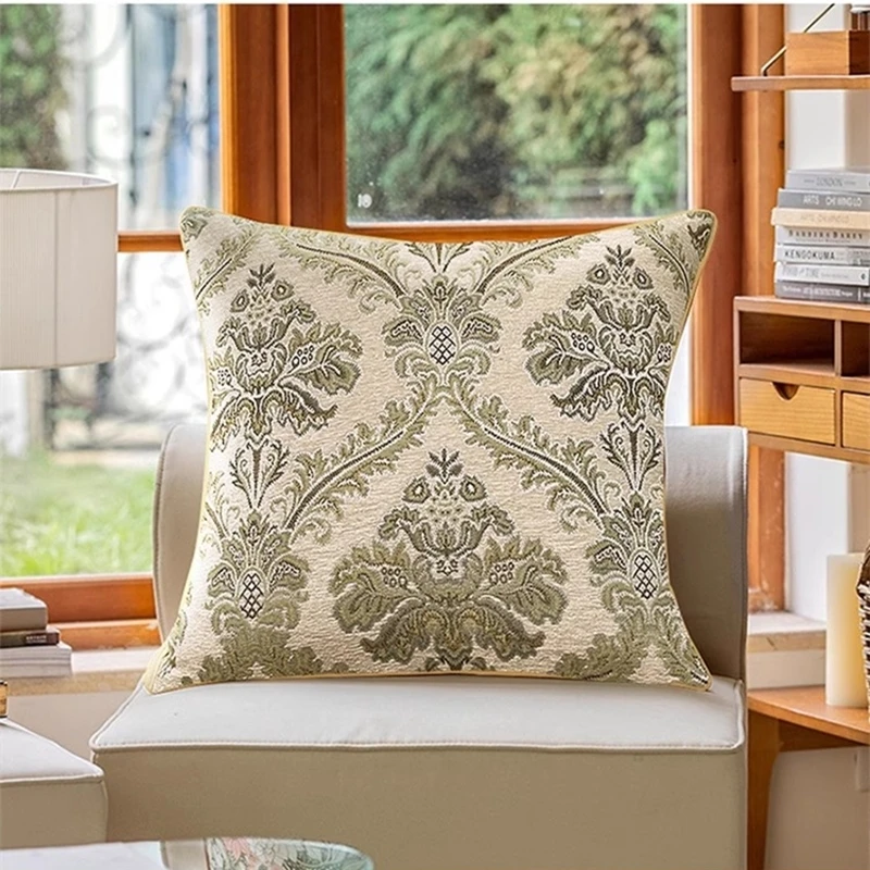grote Amerikaanse stijl paisley patroon jacquard kussenhoes dikker sierkussen geval bank decor