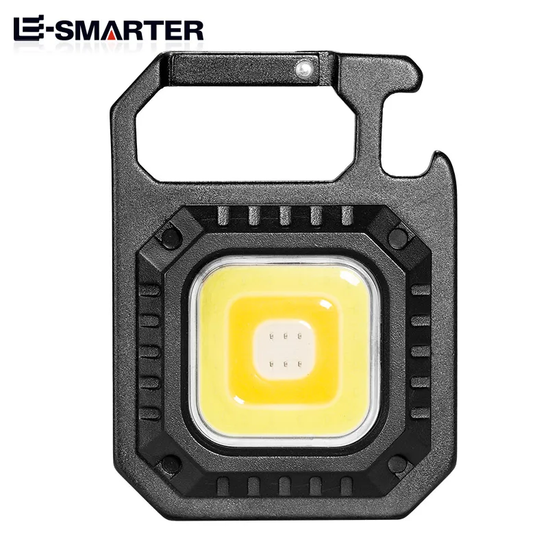 ESMARTER Mini LED Flashlight Easy to Carry  Light-Emitting Multi-Function Key Chain Light Outdoor Picnic Bottle Opener