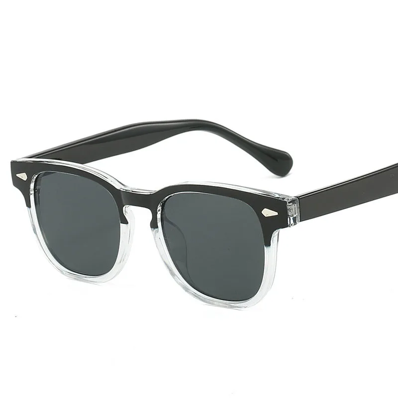 Gafas de sol de estilo Retro Vintage para hombres y mujeres, gafas de sol con remaches, decoración de moda, gafas de sol femeninas de alta calidad