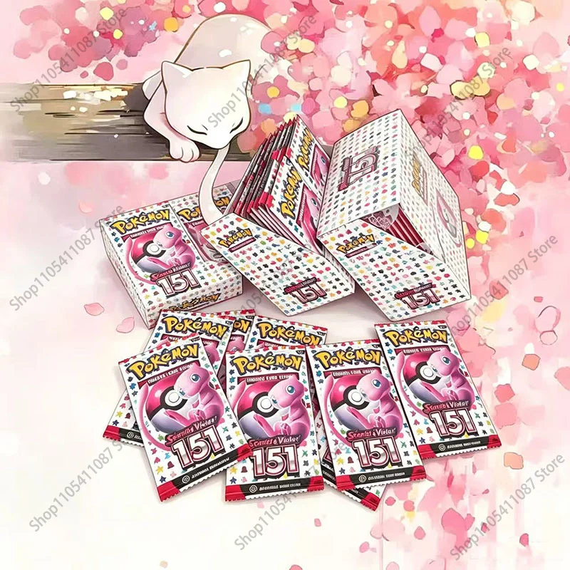 360Pcs TCG Scarlet & Violet 151 Booster Bundle English Edition Trading Cards Anime Collection Card Toy Gifts