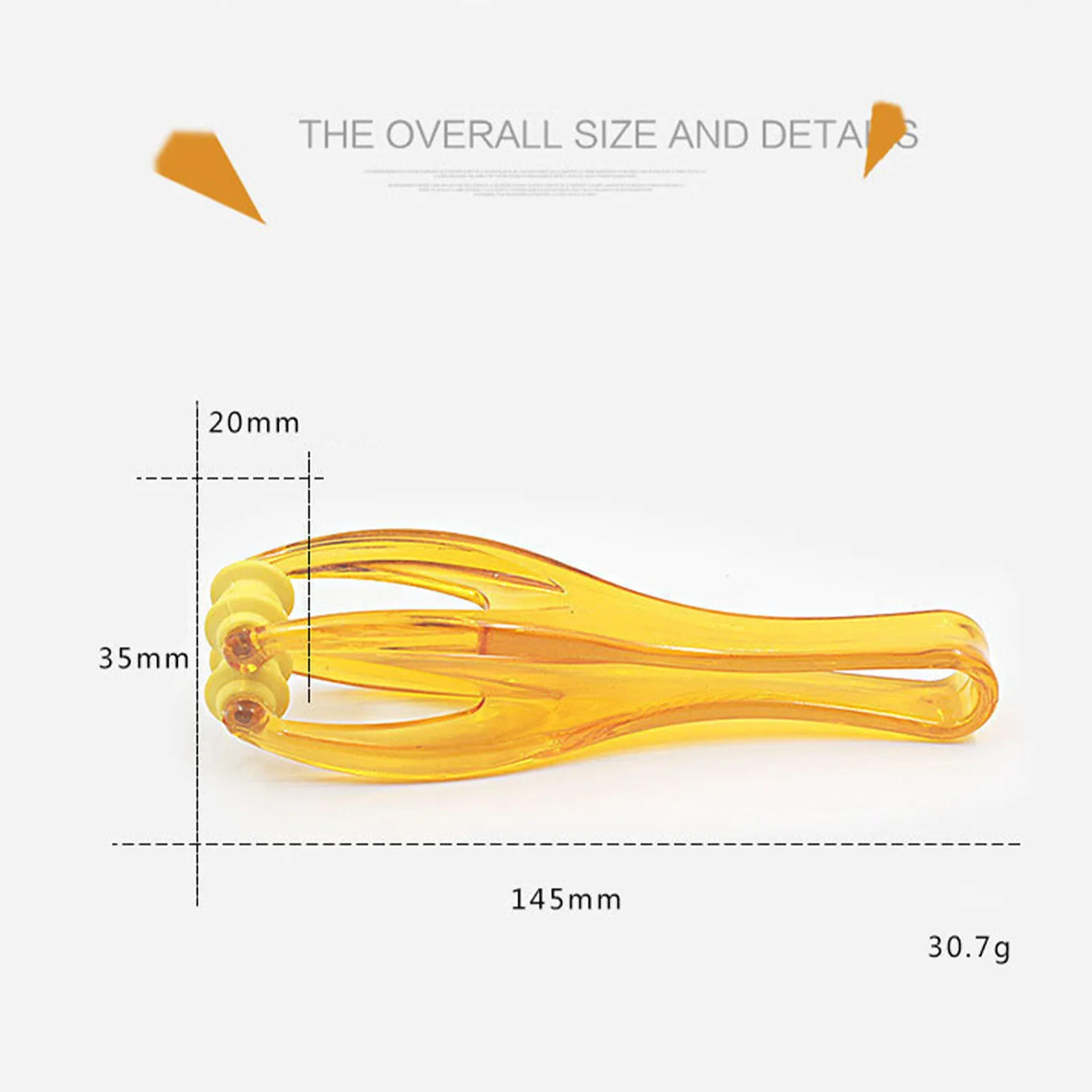 손가락 롤러 마사지기 휴대용 스트레스 해소 이중 고무 관절 롤러 마사지기 순환 관절염 스트레스 해소용