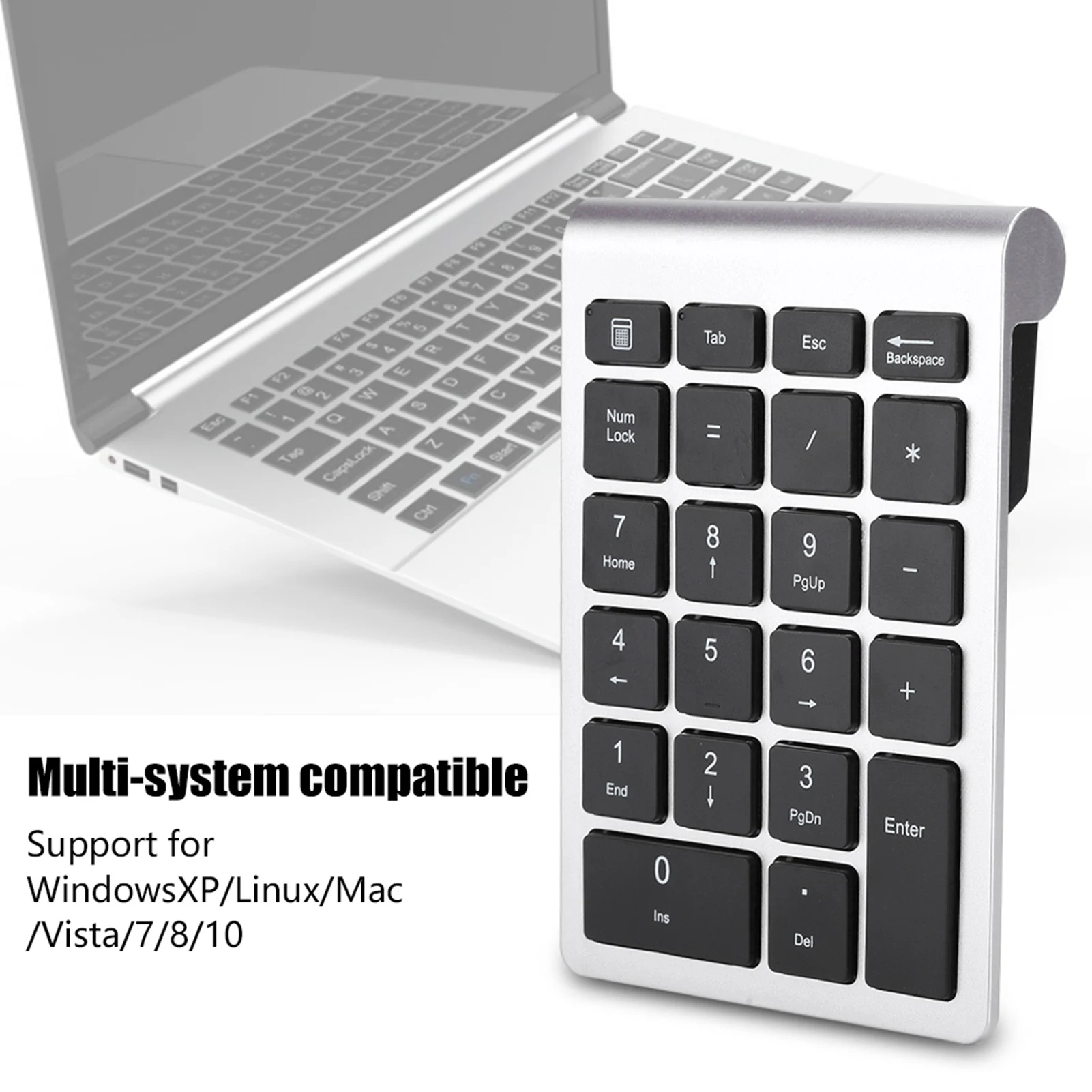 Numeric Keyboard Numeric Keypad RF304 22 Keys Numeric Keypad USB 2.4G Wireless Mini Keyboard with Receiver Wireless Keyboard